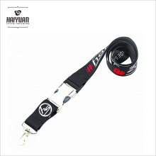 1 polegada personalizada Logo Print Polyester Dye Sublimation Lanyard atacado com meia fivela de plástico